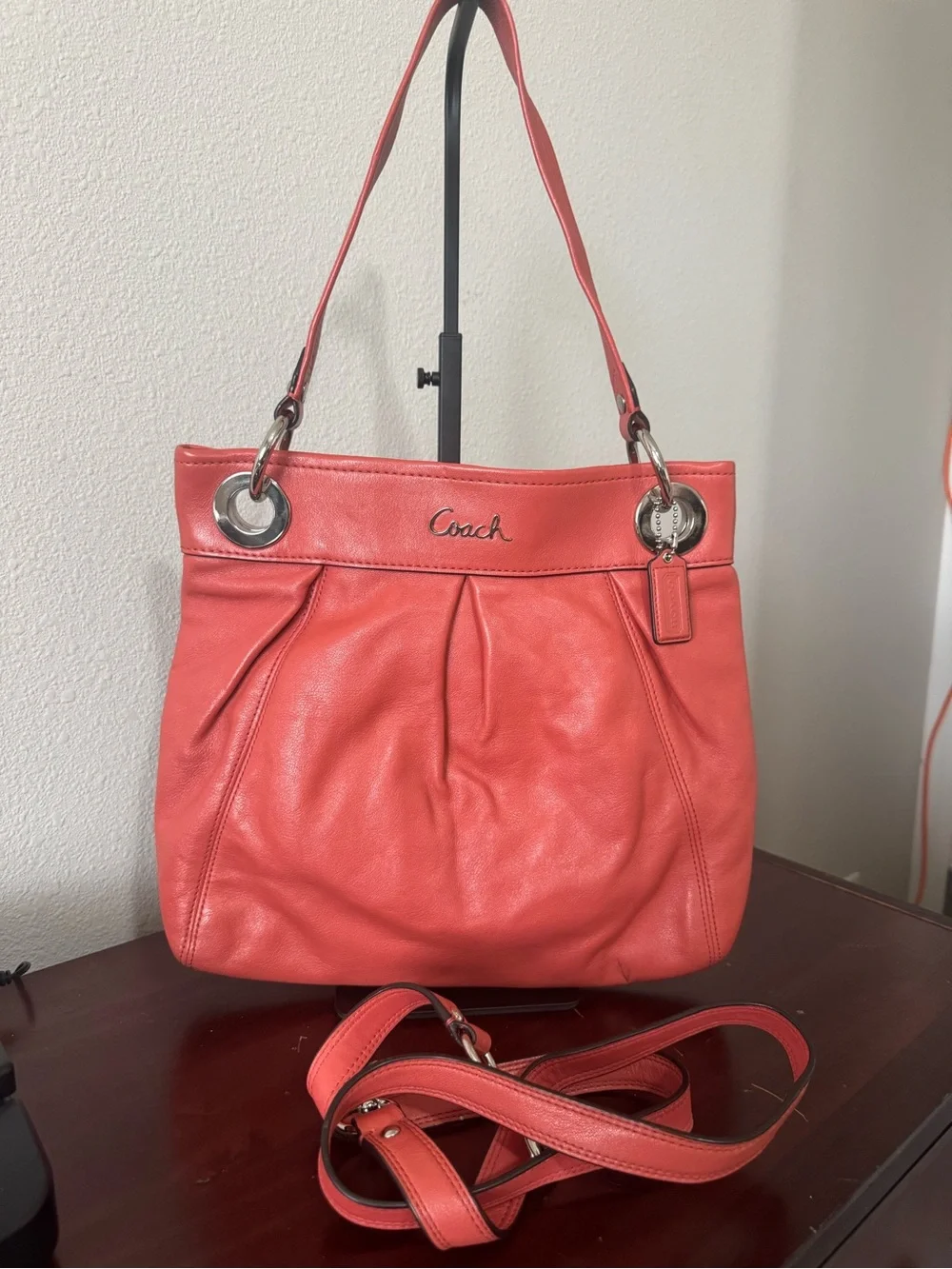 Coach Ashley Hippie Leather Crossbody Bag